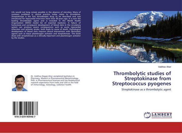 Produktbild: Thrombolytic studies of Streptokinase from Streptococcus pyogenes