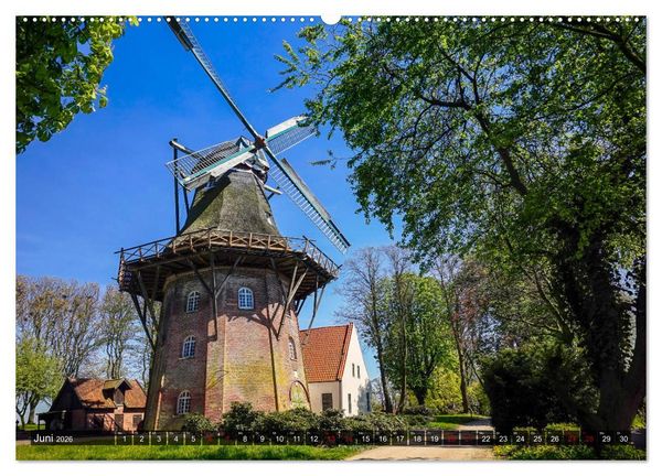 Produktbild: EMDEN, Seehafenstadt in Ostfriesland (Wandkalender 2026 DIN A2 quer), CALVENDO Monatskalender
