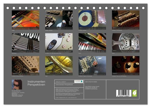 Produktbild: Instrumenten Perspektiven (Tischkalender 2026 DIN A5 quer), CALVENDO Monatskalender