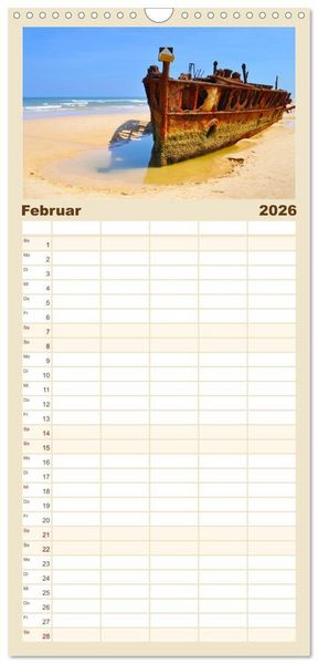 Produktbild: Familienplaner 2026 - Erlebe mit mir das unvergleichliche Australien mit 5 Spalten (Wandkalender, 21 x 45 cm) CALVENDO