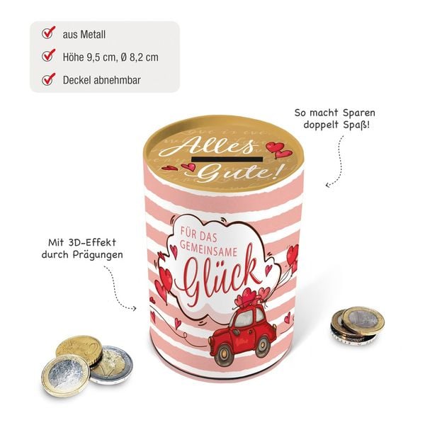 Produktbild: Tr&ouml;tsch Spardose Hochzeit