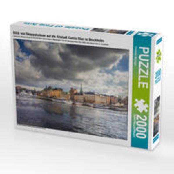 CALVENDO Puzzle Blick von Skeppsholmen auf die Altstadt Gamla Stan in Stockholm 2000 Teile Lege-Größe 90 x 67 cm Foto-Puzzle Bild von Christian Müringer