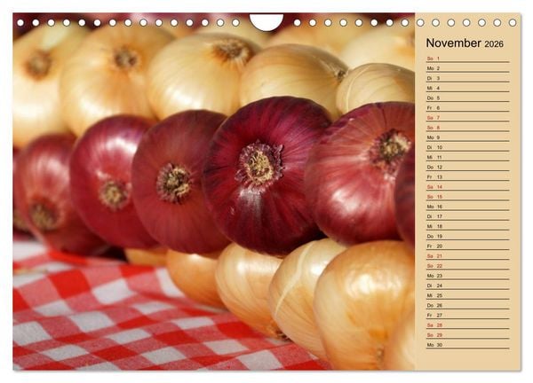 Produktbild: In Weimar ist Zwiebelmarkt (Wandkalender 2026 DIN A4 quer), CALVENDO Monatskalender