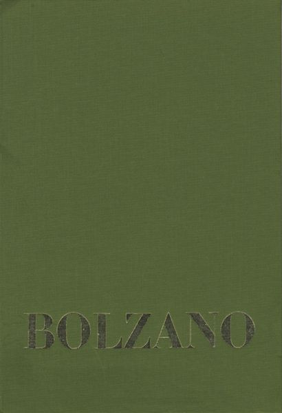 Produktbild: Bernard Bolzano Gesamtausgabe / Reihe IV: Dokumente. Band 2: Gregor Zeithammer: Bolzano-Biographie