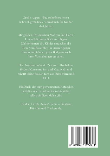 Produktbild: Gro&szlig;e Augen - Bauernhoftiere