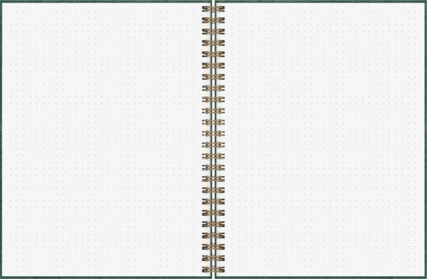 Produktbild: Notizbuch Wire-O A5 dotted forest