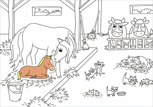 Produktbild: Mein Sticker-Malbuch. Pferde & Ponys