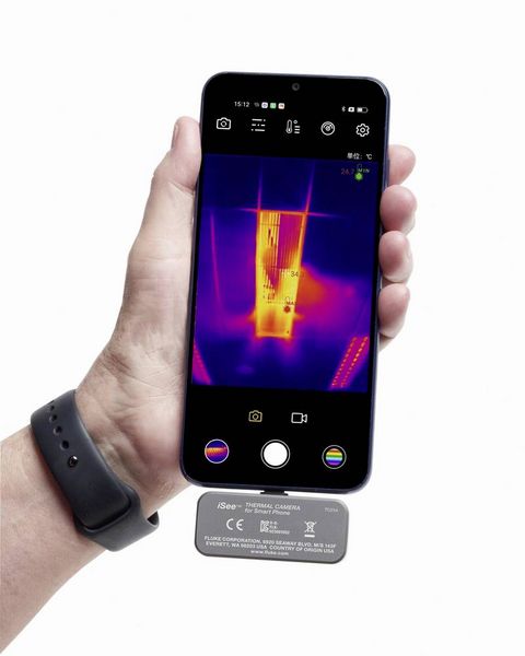 Produktbild: Fluke FLUKE-TC01A 9HZ W&auml;rmebildkamera -10 bis +550&deg;C 256 x 192 Pixel 9Hz
