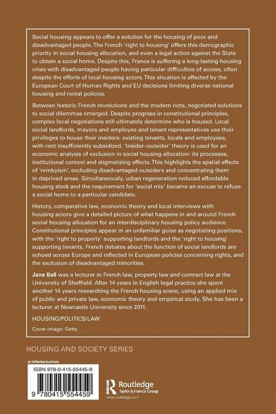 Produktbild: Housing Disadvantaged People?
