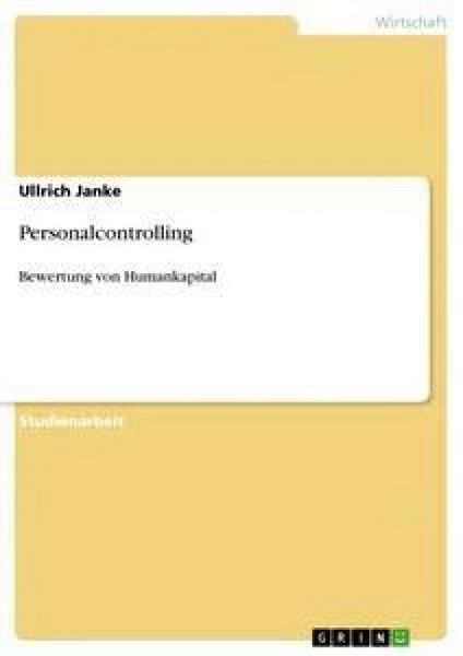 Produktbild: Personalcontrolling