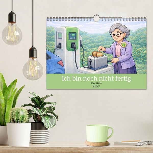 Produktbild: Ich bin noch nicht fertig - Oma Edition (Wandkalender 2027 DIN A4 quer), CALVENDO Monatskalender