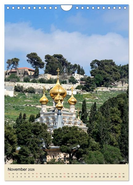 Produktbild: Jerusalem - Jeruschalajim (Wandkalender 2026 DIN A4 hoch), CALVENDO Monatskalender