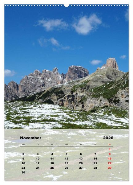 Produktbild: Bergwelten (hochwertiger Premium Wandkalender 2026 DIN A2 hoch), Kunstdruck in Hochglanz