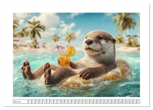 Produktbild: Strandgefl&uuml;ster (hochwertiger Premium Wandkalender 2026 DIN A2 quer), Kunstdruck in Hochglanz