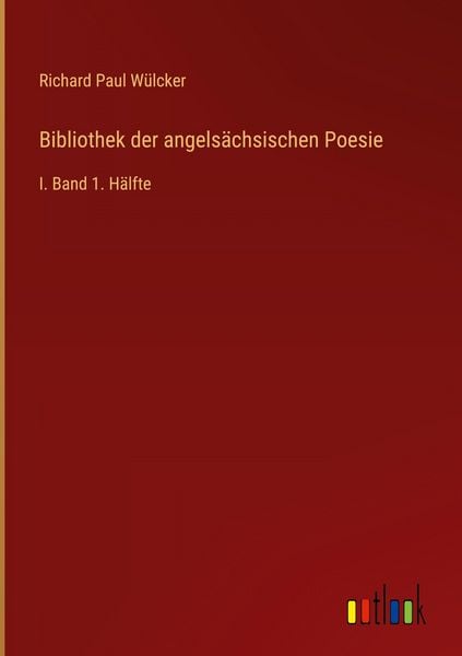 Produktbild: Bibliothek der angels&auml;chsischen Poesie