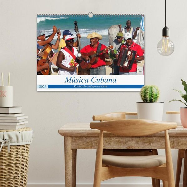 Produktbild: M&uacute;sica Cubana - Karibische Kl&auml;nge aus Kuba (Wandkalender 2026 DIN A3 quer), CALVENDO Monatskalender