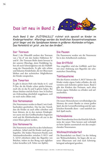 Produktbild: Flötenlilli - Blockflötenschule, Band 2