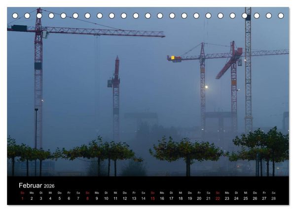 Produktbild: Baustellen (Tischkalender 2026 DIN A5 quer), CALVENDO Monatskalender
