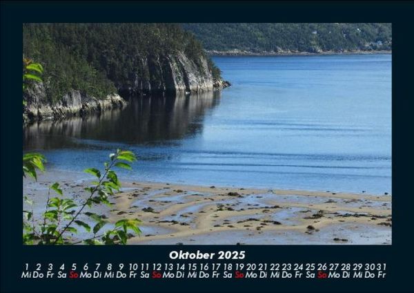 Produktbild: Landschaftskalender 2025 Fotokalender DIN A5