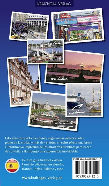 Produktbild: Stadtf&uuml;hrer Hamburg - spanische Ausgabe, Ciudad Libre y Hanse&aacute;tica de Hamburgo
