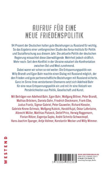 Produktbild: Warum wir Frieden und Freundschaft mit Russland brauchen