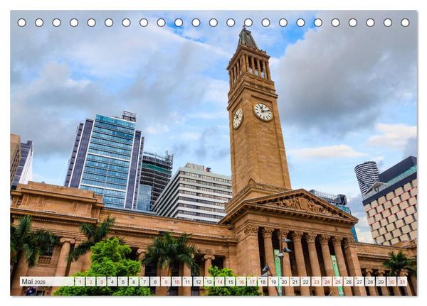 Produktbild: Brisbane Stadtansichten (Tischkalender 2026 DIN A5 quer), CALVENDO Monatskalender