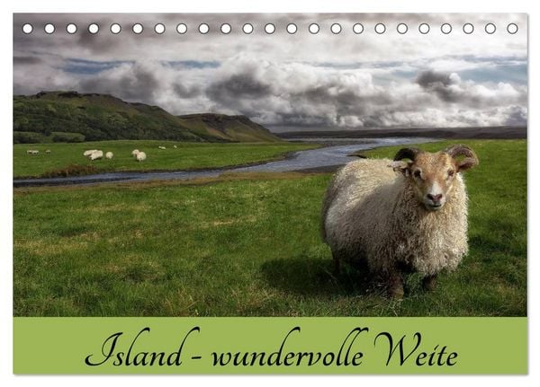 Produktbild: Island - wundervolle Weite (Tischkalender 2026 DIN A5 quer), CALVENDO Monatskalender