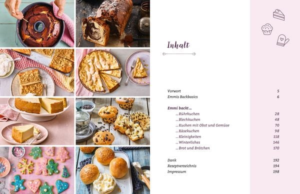 Produktbild: Emmi backt einfach (Emmi kocht einfach &ndash; das 1. Backbuch) &ndash; GAD SILBER