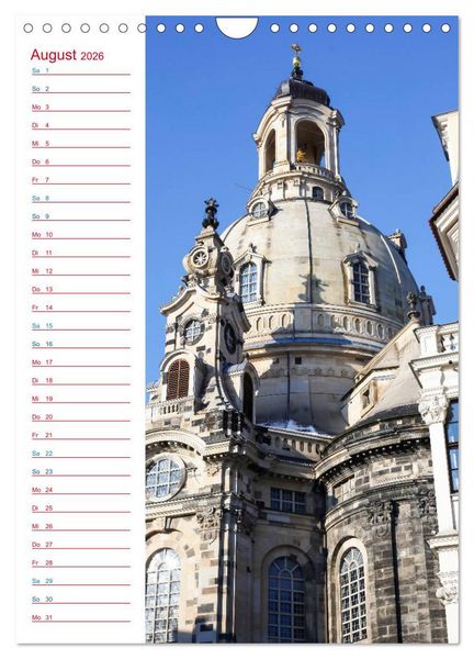 Produktbild: Frauenkirche Dresden (Wandkalender 2026 DIN A4 hoch), CALVENDO Monatskalender
