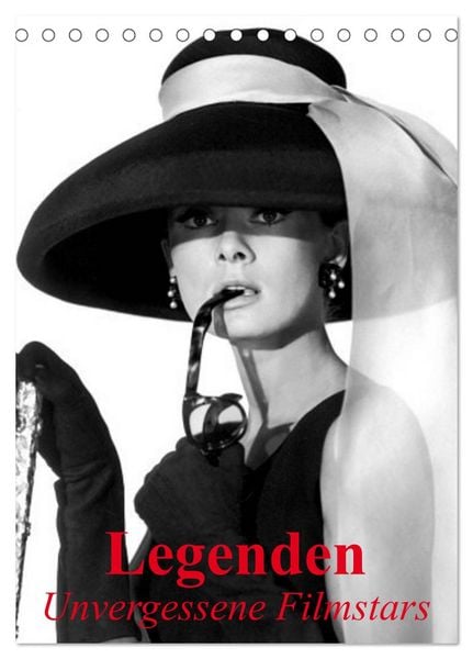 Produktbild: Legenden - Unvergessene Filmstars (Tischkalender 2026 DIN A5 hoch), CALVENDO Monatskalender