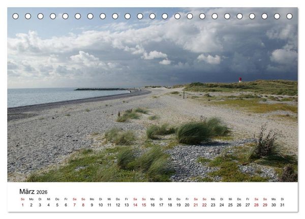 Produktbild: Deutsche Hochseeinsel Helgoland (Tischkalender 2026 DIN A5 quer), CALVENDO Monatskalender