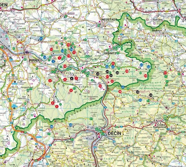 Produktbild: ROTHER Wanderbuch ErlebnisWandern mit Kindern Elbsandsteingebirge