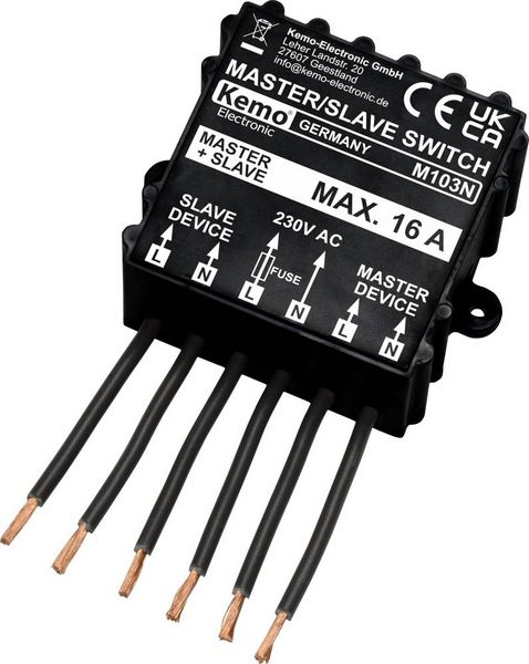 Produktbild: Kemo M103N Master Slave Schalter Baustein 230 V/AC
