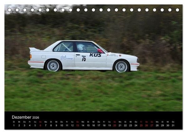 Produktbild: Asphalt und Schotter Rallye (Tischkalender 2026 DIN A5 quer), CALVENDO Monatskalender