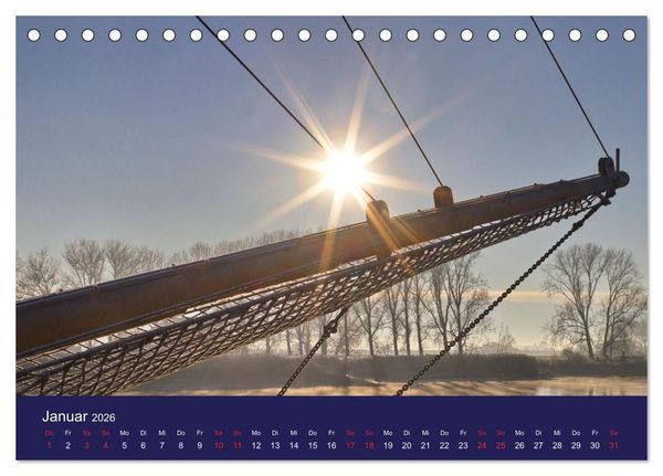 Produktbild: Weser-Impressionen (Tischkalender 2026 DIN A5 quer), CALVENDO Monatskalender
