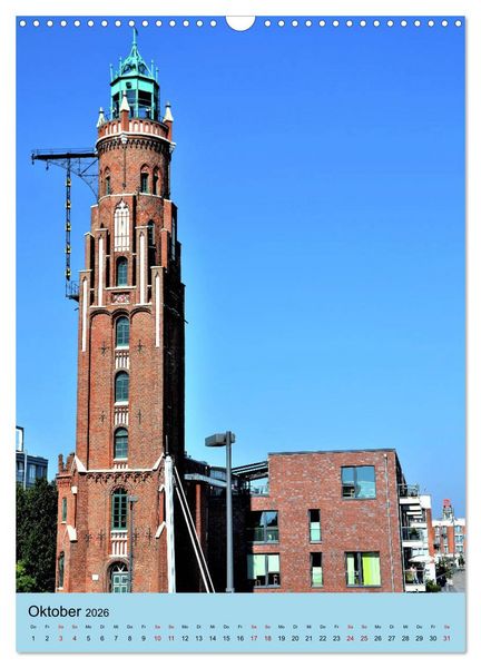 Produktbild: BREMERHAVEN die Seestadt mit maritimen Flair - 2026 (Wandkalender 2026 DIN A3 hoch), CALVENDO Monatskalender