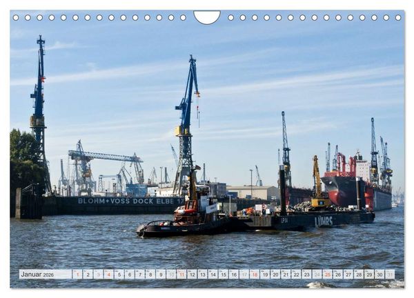 Produktbild: Hansestadt Hamburg (Wandkalender 2026 DIN A4 quer), CALVENDO Monatskalender