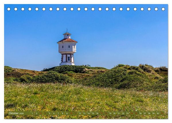 Produktbild: Inselliebe Langeoog (Tischkalender 2026 DIN A5 quer), CALVENDO Monatskalender