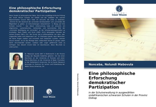 Eine philosophische Erforschung demokratischer Partizipation, Taschenbuch von Nonceba Mabovula, Verlag Unser Wissen, 9786202821711