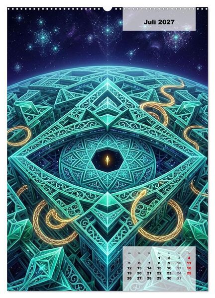 Produktbild: Das Auge von Somnium (Wandkalender 2027 DIN A2 hoch), CALVENDO Monatskalender