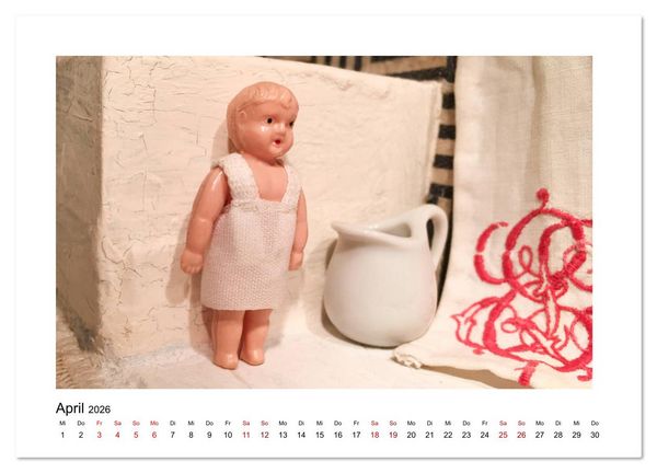Produktbild: Altes Puppengeschirr (Wandkalender 2026 DIN A2 quer), CALVENDO Monatskalender