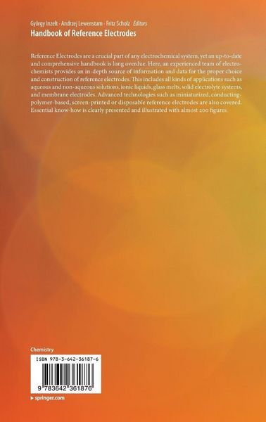 Produktbild: Handbook of Reference Electrodes