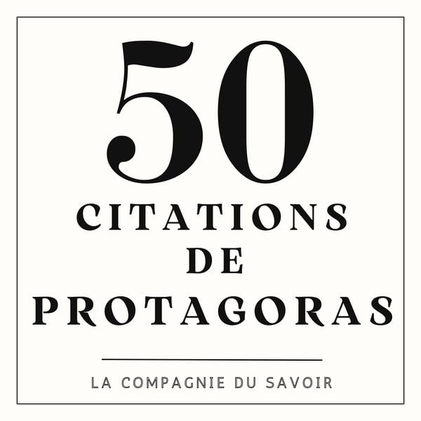 Produktbild: 50 citations de Protagoras