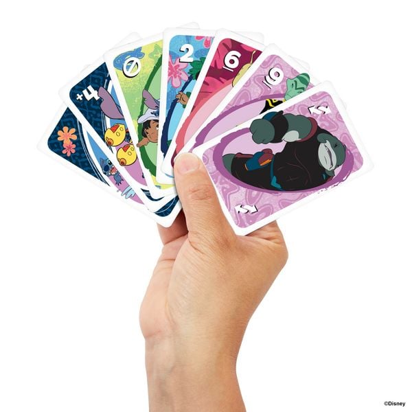 Produktbild: UNO Disneys Lilo und Stitch Kartenspiel für Kinder und Familienabende