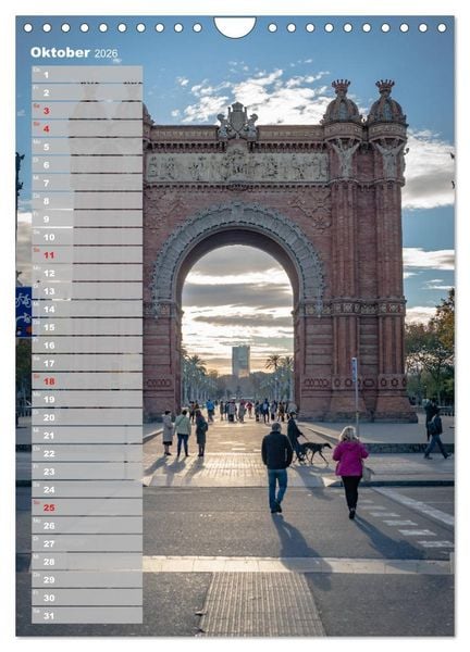 Produktbild: Barcelona - Eine St&auml;dtereise (Wandkalender 2026 DIN A4 hoch), CALVENDO Monatskalender