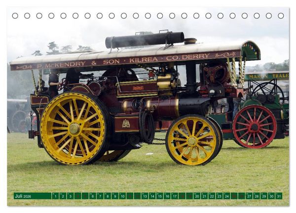 Produktbild: Irish Steam - 50. Dampftreffen in Stradbally (Tischkalender 2026 DIN A5 quer), CALVENDO Monatskalender