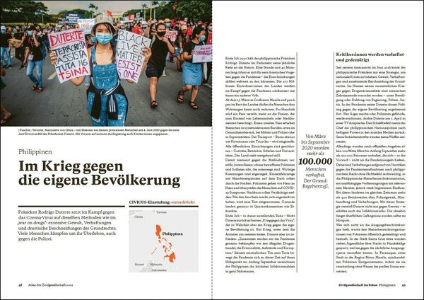 Produktbild: Atlas der Zivilgesellschaft: Freiheitsrechte unter Druck
