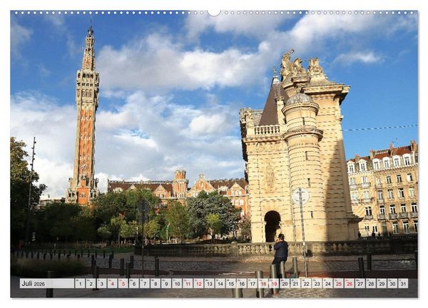 Produktbild: Lille - Charmante Metropole in Nordfrankreich (Wandkalender 2026 DIN A2 quer), CALVENDO Monatskalender