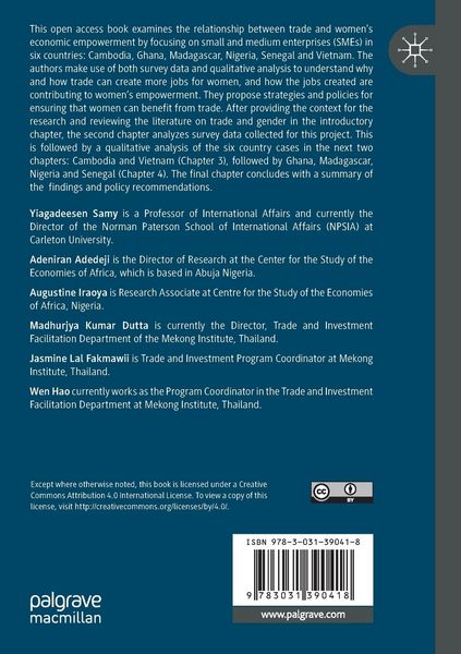 Produktbild: Trade and Women&rsquo;s Economic Empowerment