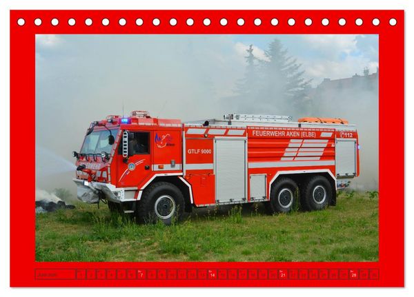 Produktbild: Einsatzfahrzeuge aus Sachsen und Sachsen-Anhalt (Tischkalender 2026 DIN A5 quer), CALVENDO Monatskalender